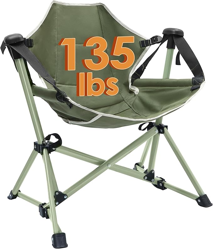 Chloraeon Kids Hammock Chair,Adjustable Kids Camping Chair,Folding Chair with Stand,Portable Hammock Chair for Camping, Tr...