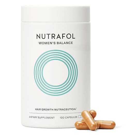 Nutrafol Women's Balance Hair Growth Supplements, Ages 45 and Up, Clinically Proven for Visibly Thicker Hair and Scalp Cov...