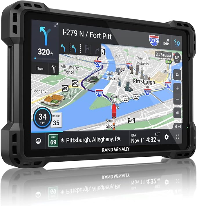 Rand McNally TND 1050 10-inch GPS Truck Navigator with Industry's Best Custom Trucking Routes, Rand Navigation 2.0, Downlo...