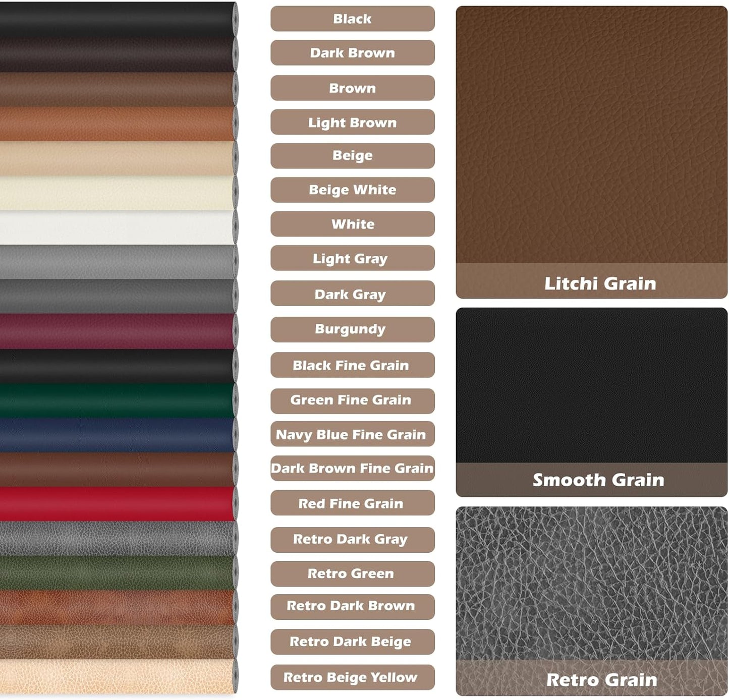 Leather Repair Tape, 16x79 inch Leather Patches for Furniture, Self Adhesive Leather Repair Patch for Sofas, Couches, Leather Covers, Seats, Chairs, Vinyl Repair Tape Wine Red