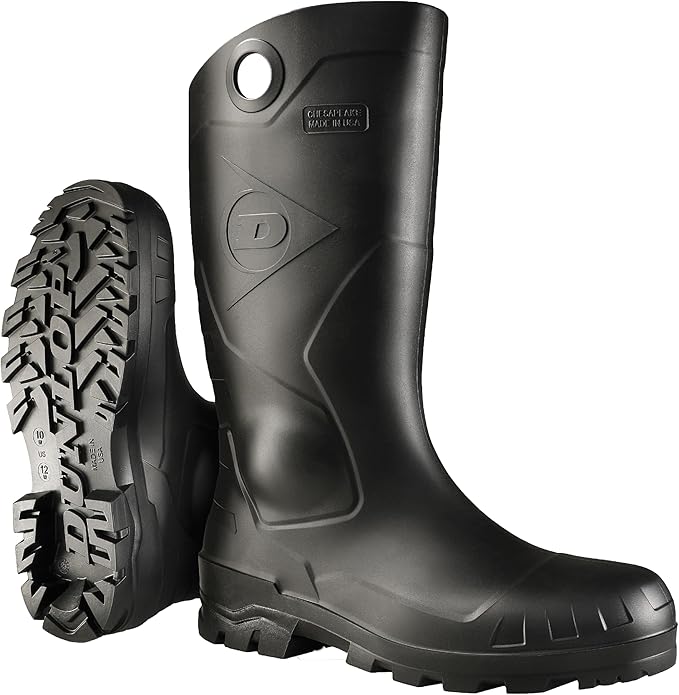 Dunlop Chesapeake Rubber Boots for Men & Women – PVC - Waterproof - Lightweight Garden, Fishing & Rain Boots with Soft Toe...