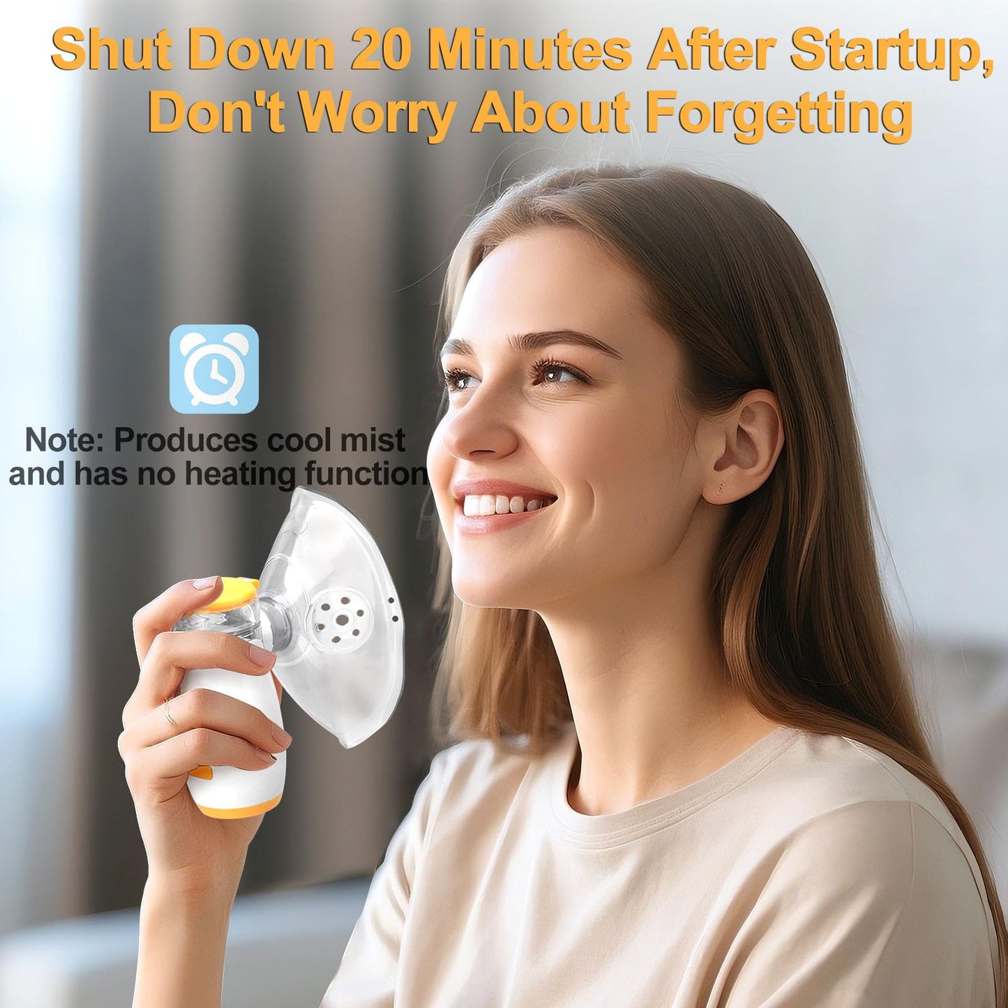 Nebulizer - Portable Nebulizer for Adults and Kids, Ultra-Quiet Nebulizer Machine with Intuitive LED Interface and Auto-Cleaning Travel and Home Use