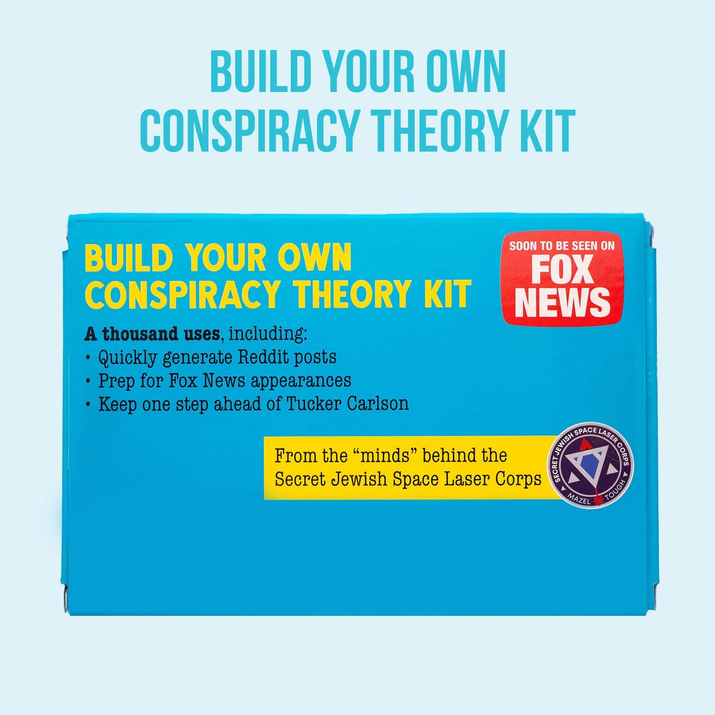 Build Your Own Conspiracy Theory Kit - Funny Fridge Magnet Word Games for Adults (451 Word Tiles)