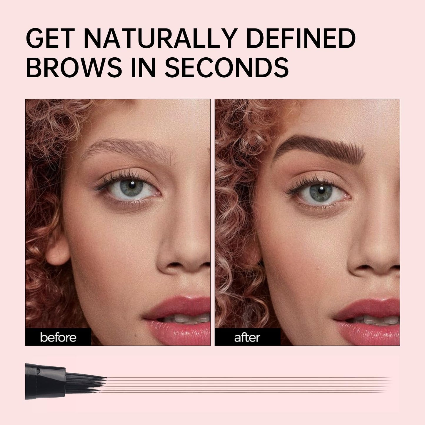 Liquid Microblading Eyebrow Pencils for Women-Waterproof,Quick-Drying Brow-Fection Pen with Angled Square Tip for Hair-Like Stro