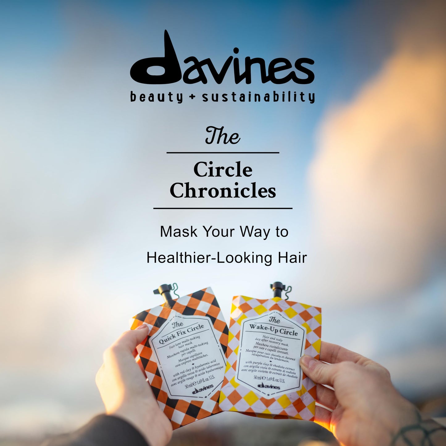 Davines The Renaissance Circle, Restoring And Repairing Mask For Dry And Damaged Hair, Add Shine, Nourishment And Softness, 1.69