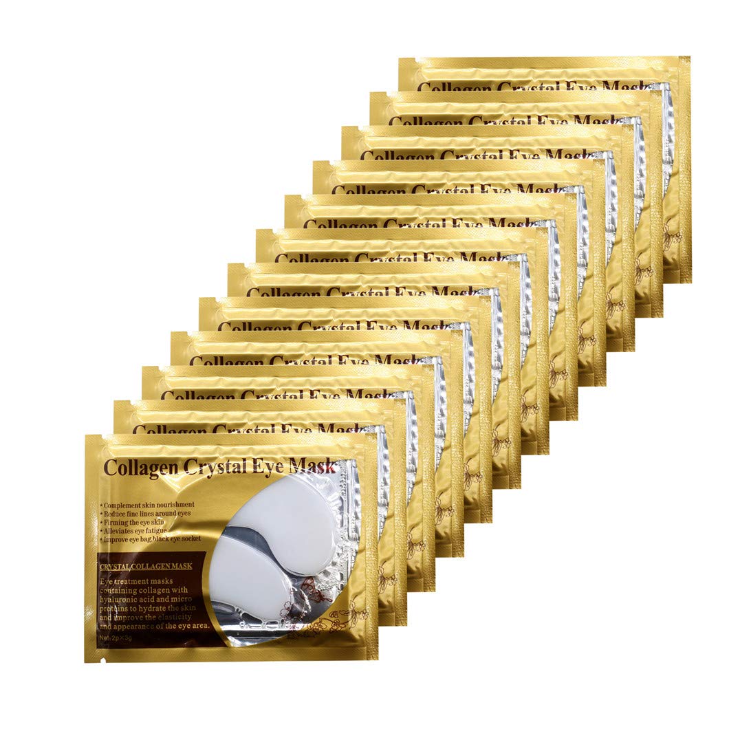 Ruzzut Under Eye Patches - 30 Pairs Collagen Eye Mask Eye Patches for Puffy Eyes and Dark Circles, Anti Aging Moisturizing Gel E