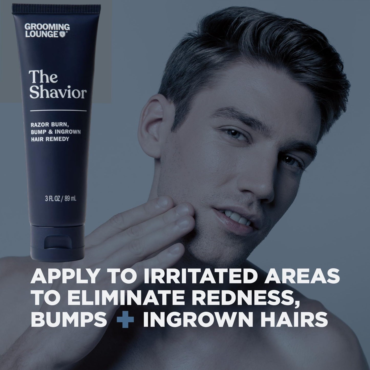 Grooming Lounge the Shavior Post Shave Remedy - Calms Inflammation and Irritation - Prevents and Eliminates Ingrown Hair - Effec