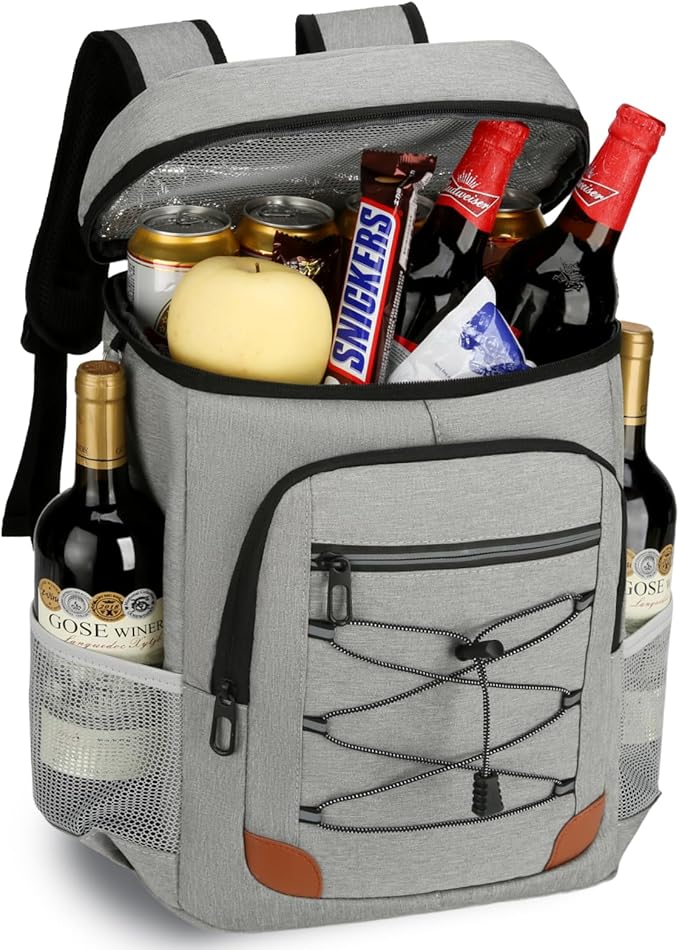 AMNOW Backpack Cooler Insulated Leak Proof for Men Women 36 Cans Soft Cooler Backpack Insulated Waterproof Large Capacity ...