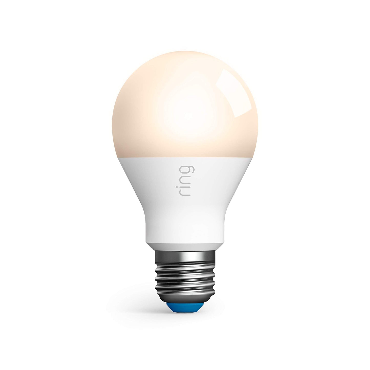 Ring A19 Smart LED Bulb — Energy-efficient with 800 lumens of white light, works with Amazon Sidewalk, White