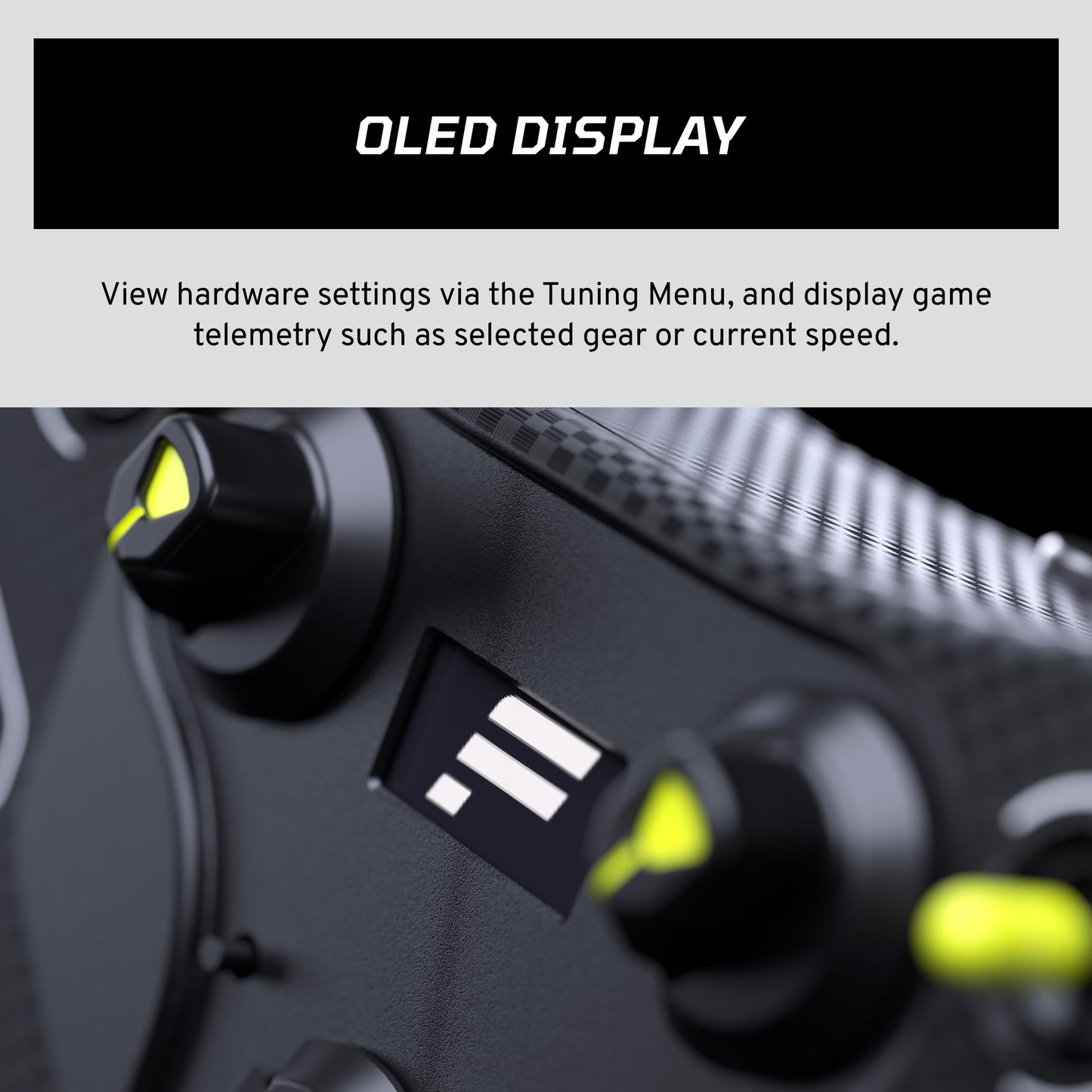 Corsair FANATEC Sim Racing CSL Steering Wheel GT3 – Overmolded Grips, Custom Magnetic Shifters, Dual Analog Paddles, OLED Display, QR2 Lite Wheel-Side Preinstalled – PC, Xbox