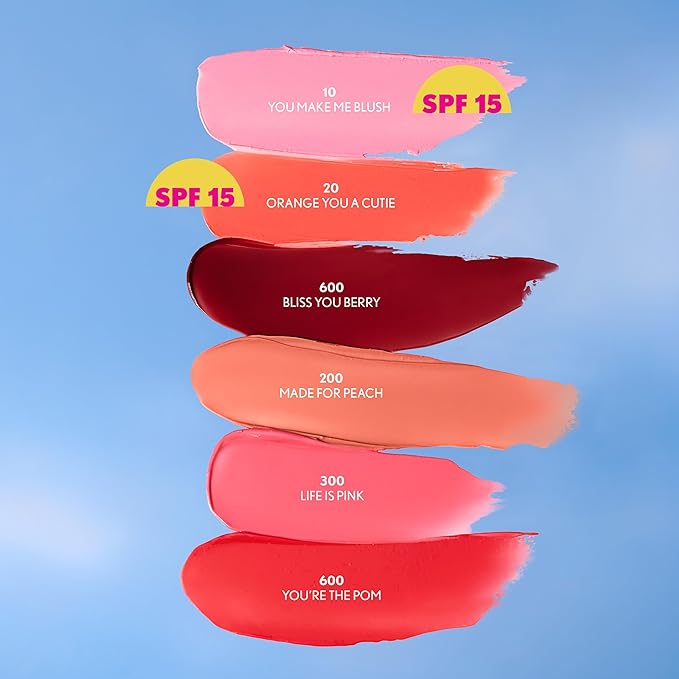 COVERGIRL Clean Fresh Tinted Lip Balm SPF 15-10 - You Make Me Blush, with Mineral Sunscreen, Moisturizing, Vegan Formula, 0.14oz