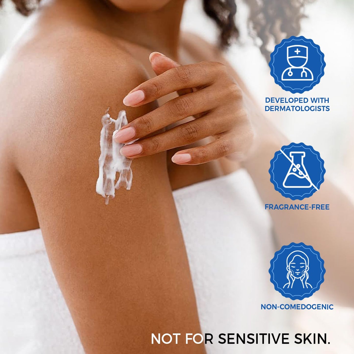 OUKEYA SA Cream for Rough & Bumpy Extremely Dry Skin with 5 Kinds of Ceramides & Salicylic Acid,Exfoliating Moisturizing Body Lo