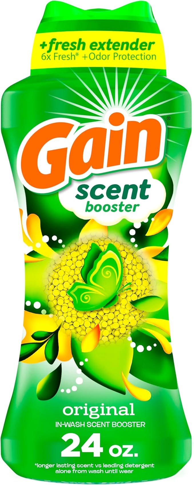 Gain In-Wash Laundry Scent Booster, Original Scent, 24.0 OZ, Fresh Extender + Odor Protection