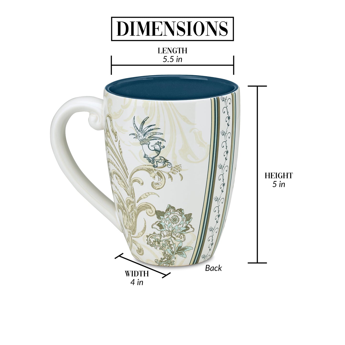 Pavilion Gift Company 60th Birthday 17-Ounce Mug, Pavilion Gift, 4-3/4-Inch