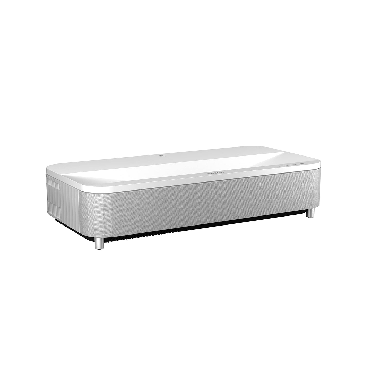 Epson LS800 Ultra Short Throw 3-Chip 3LCD Smart Streaming Laser Projector, 4,000 Lumens of Color and White Brightness, 4K PRO UHD, HDR, Android TV, 2.1ch Yamaha Built-in Speakers - White