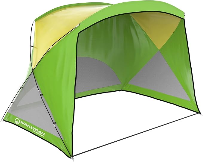 Beach Tent - Sun Shelter for Shade with UV Protection and Water-Resistant Coating for Sports Events and More with Carry Ba...