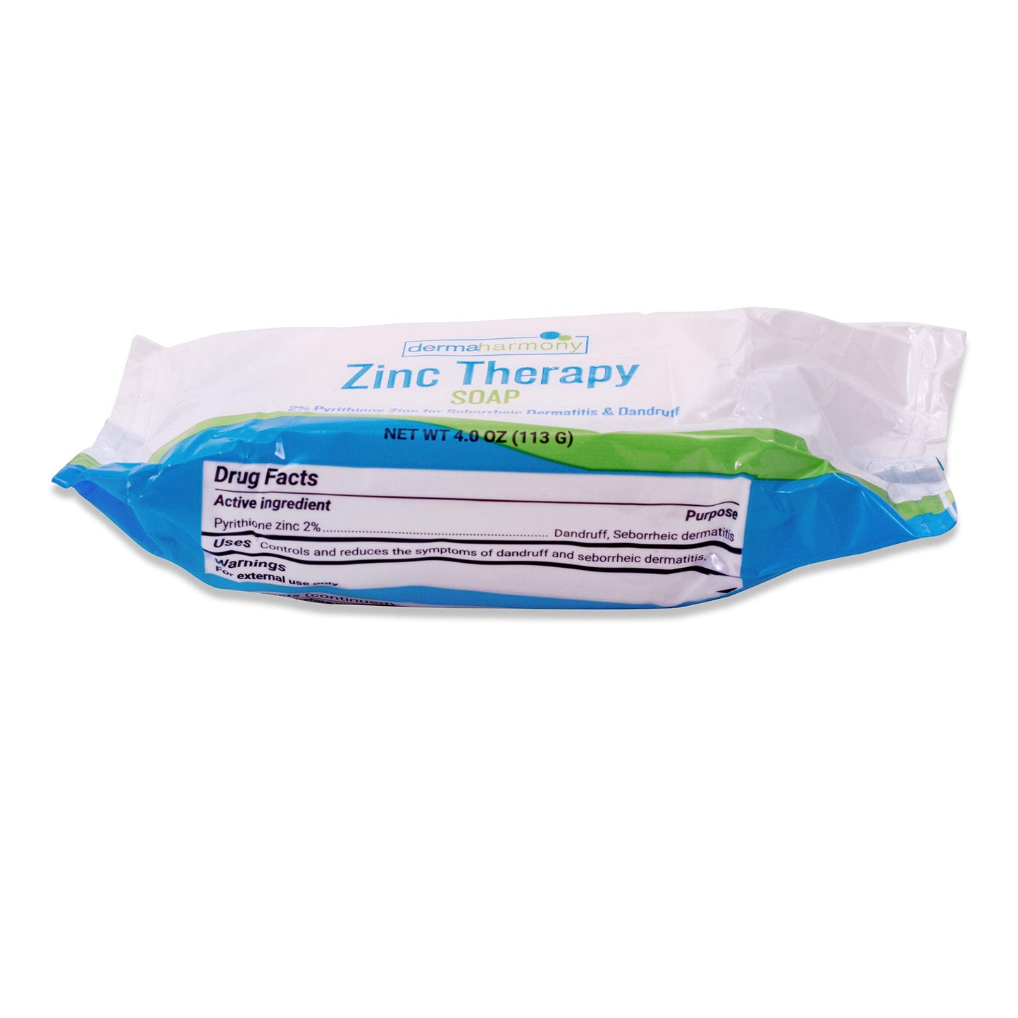 Dermaharmony Set of 10 2% Pyrithione Zinc (ZnP) Bar Soap 4 oz - Crafted for Those with Skin Conditions - Seborrheic Dermatitis,