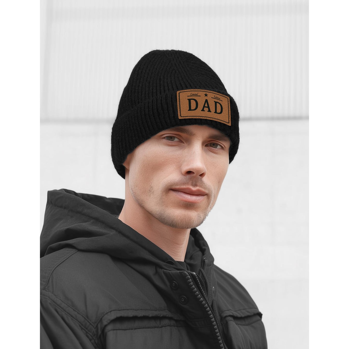Dad Beanie,Dad Gifts from Wife Daughter Son for Christmas Birthday to Father，Winter Hats for Husband