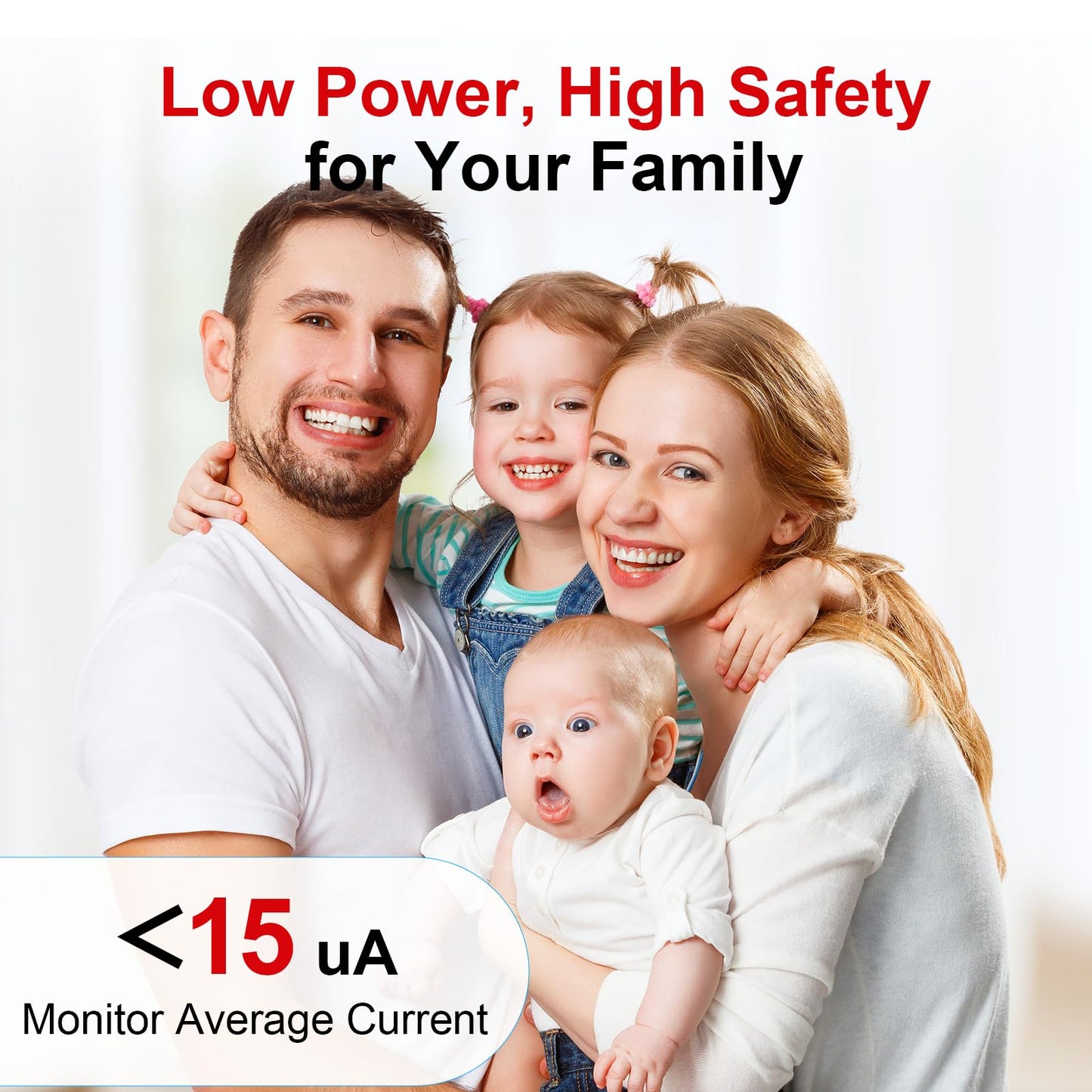 3 Pack Wireless Smoke Detectors for Home,Photoelectric Wireless Fire Alarms Battery Powered Design(not Included),Portable Operated for Travel,Attic Fire Alarm Universal RV Smoke Detector