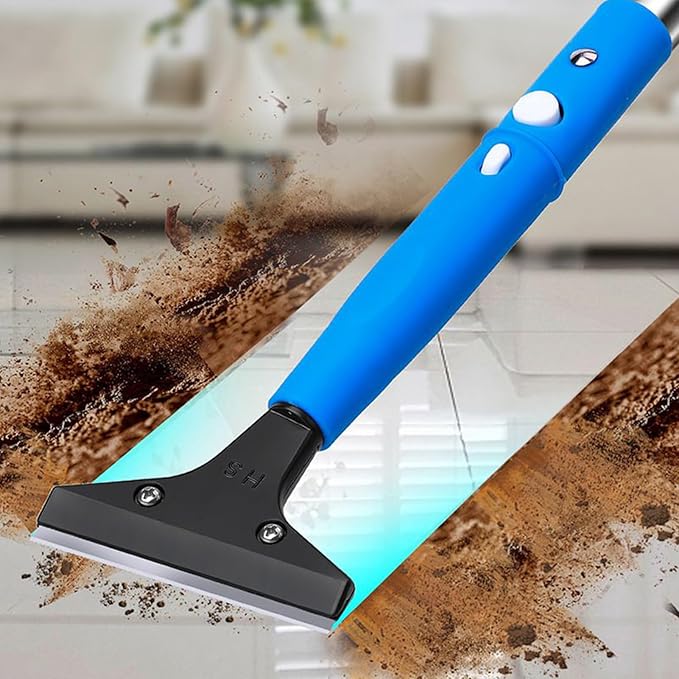 Wall Scraper, Multi-Purpose Design, 1set, Adjustable Squeegee Tool, Grout Cleaning Scraper, Easy Assembly, for Flooring Tile Grout Garage Garden Drywall