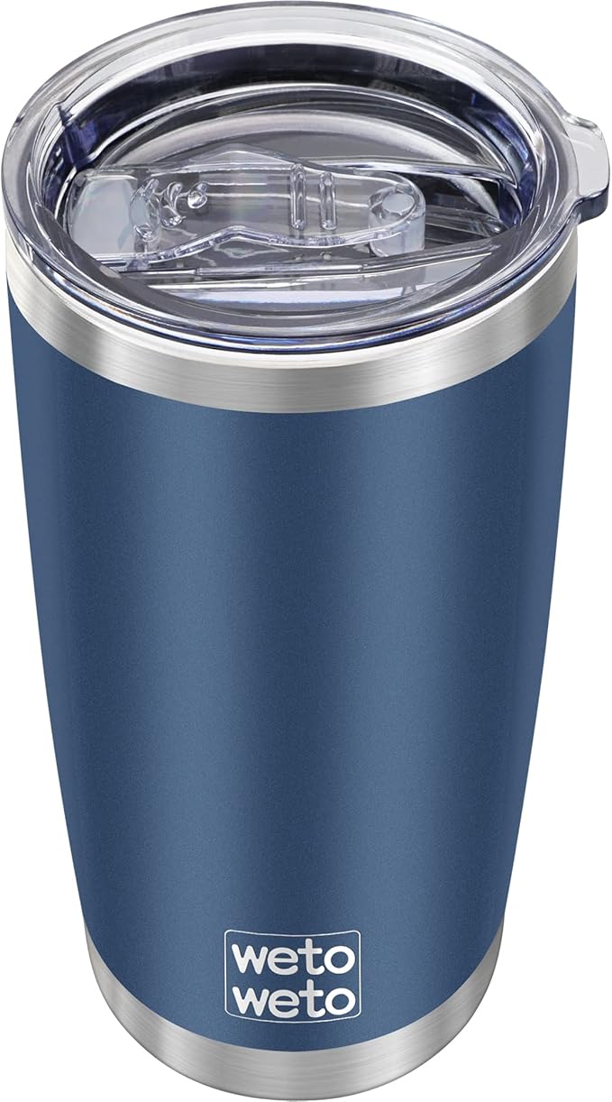 WETOWETO 20oz Tumbler, Stainless Steel Vacuum Insulated Coffee Travel Mug, Double Wall Powder Coated Insulated Coffee Mug ...