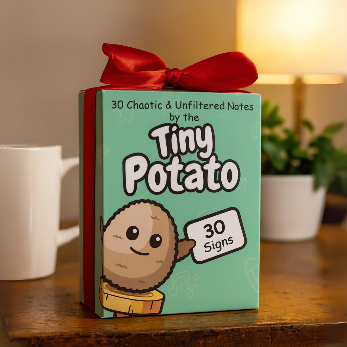 Funny Friendship Gift - Tiny Potato with 30 Sassy Messages for Women Friends Bestie BFF Bestfriend Coworkers - Best Friend Birthday Gifts for Women Men Her Him Sister Classmate - Positive Crochet