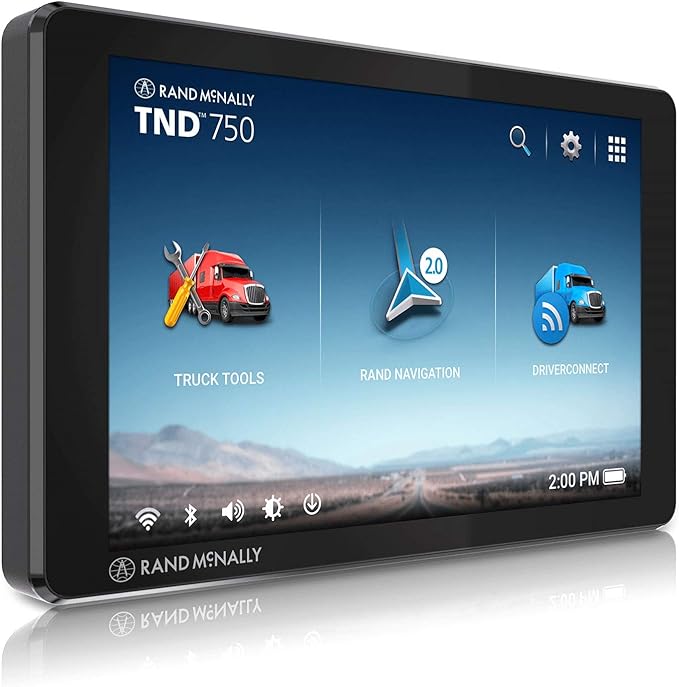 Rand McNally TND 750 7-inch GPS Truck Navigator with Industry's Best Custom Trucking Routes, Rand Navigation 2.0, Download...