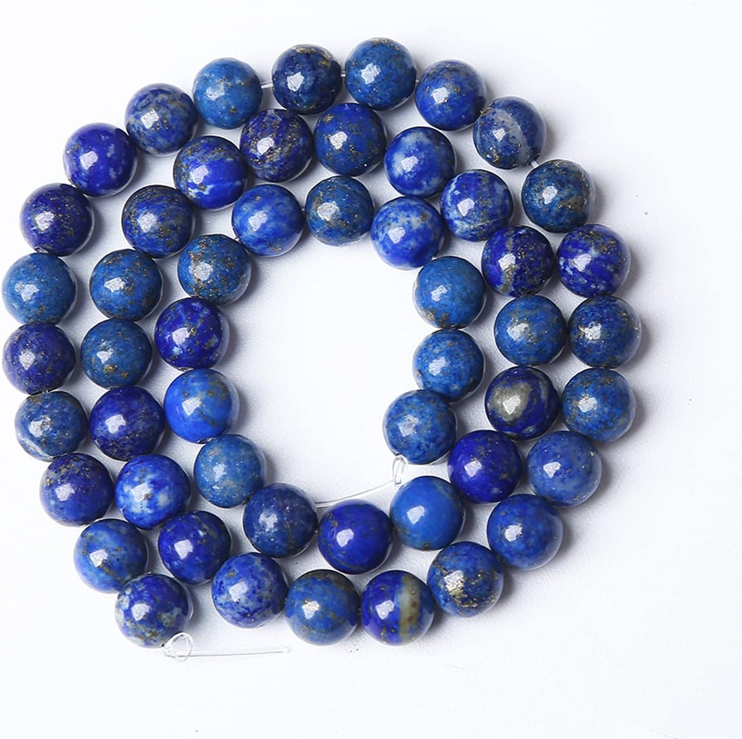 AAA+ Natural Lapis Lazuli Gemstone Beads 6mm 60PCS Round Loose Stone Beads for Jewelry Making DIY Bracelets Necklace Earrings