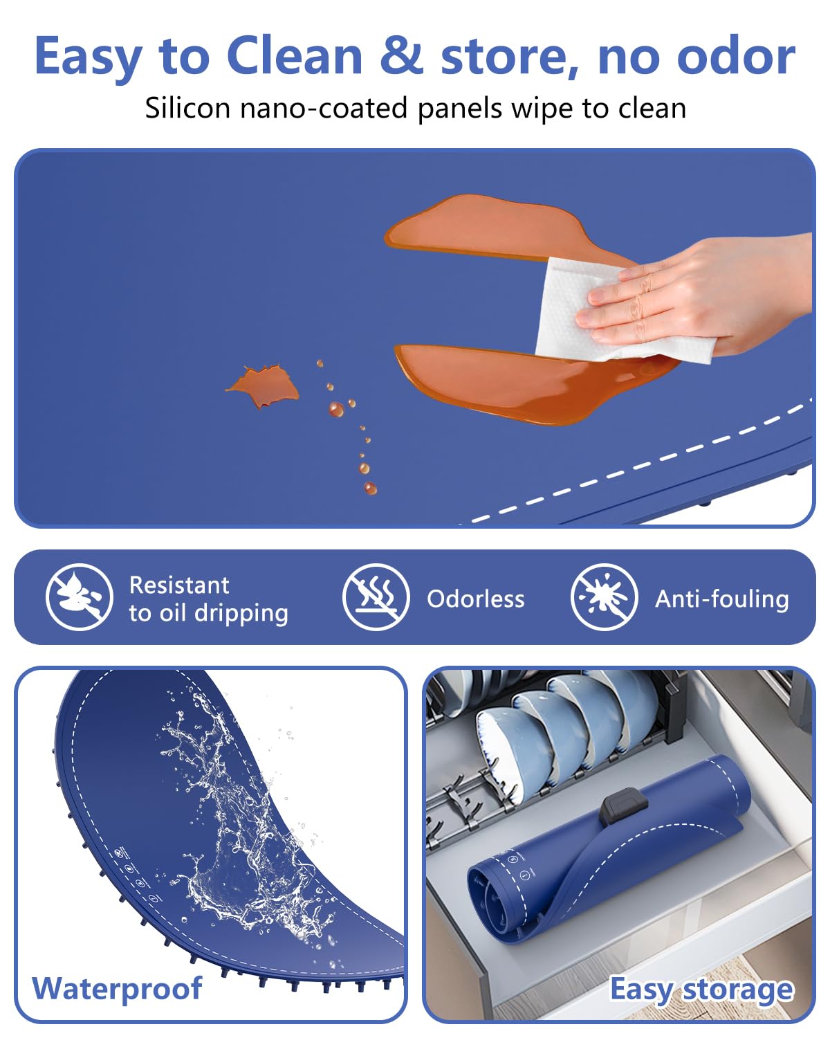 Warming Mat for Food Extra Large,36"x15" Food Warming Mats for Countertops, Parties, and Daily Use with Timer and 3 Temperature Levels