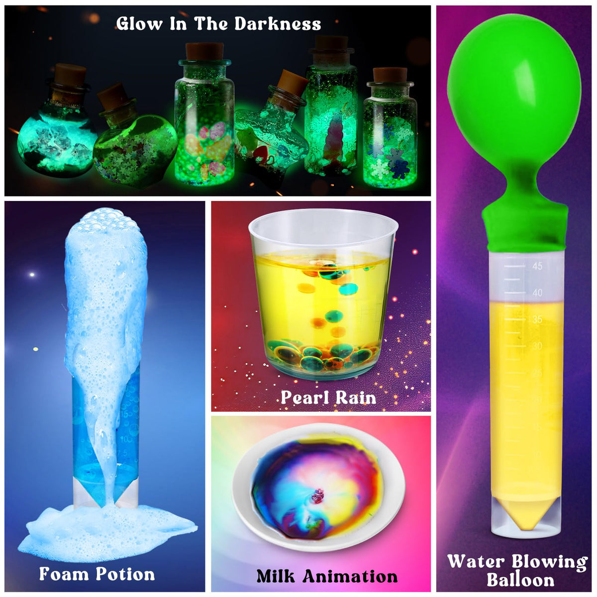 JOPSHEEN Potion Kit for Kids, 20 Bottles Potion Making DIY Craft Set, Christmas Birthday Toys Gifts for Boys Girls