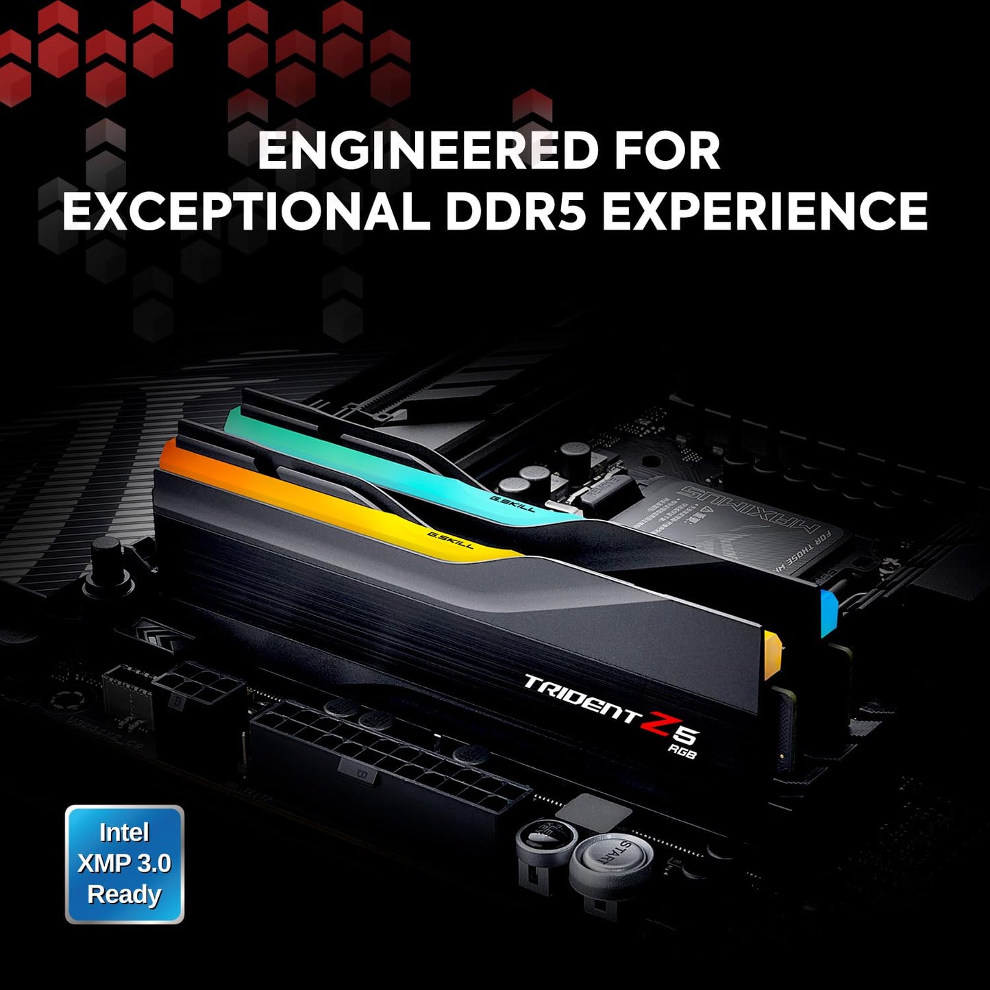 G.Skill Trident Z5 Rgb Series Ddr5 Ram (Intel Xmp 3.0) 96Gb (2X48Gb) 6400Mt/S Cl32-39-39-102 1.35V Desktop Computer Memory U-Dim