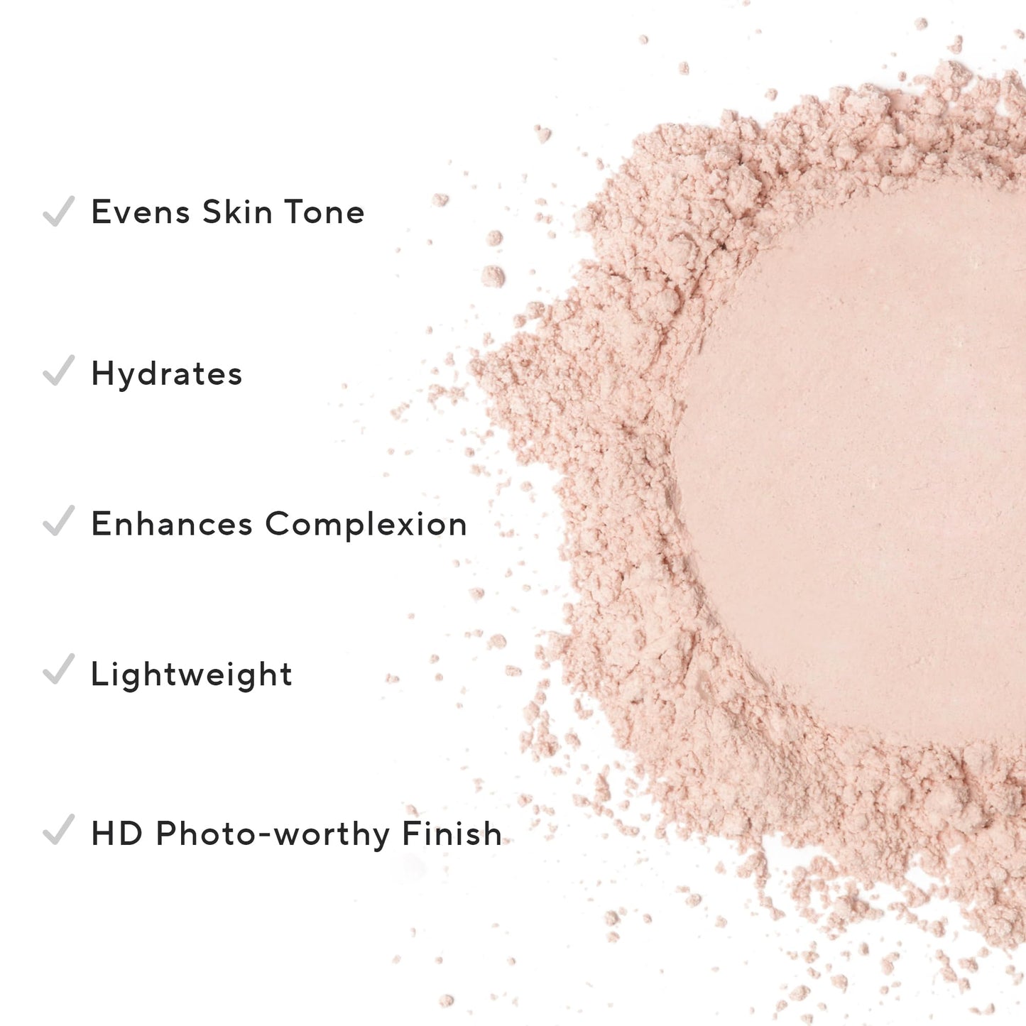 Mirabella Pure Press Powder Foundation Makeup, HD Finish Buildable Mineral Foundation for Sensitive Skin and All Skin Types with