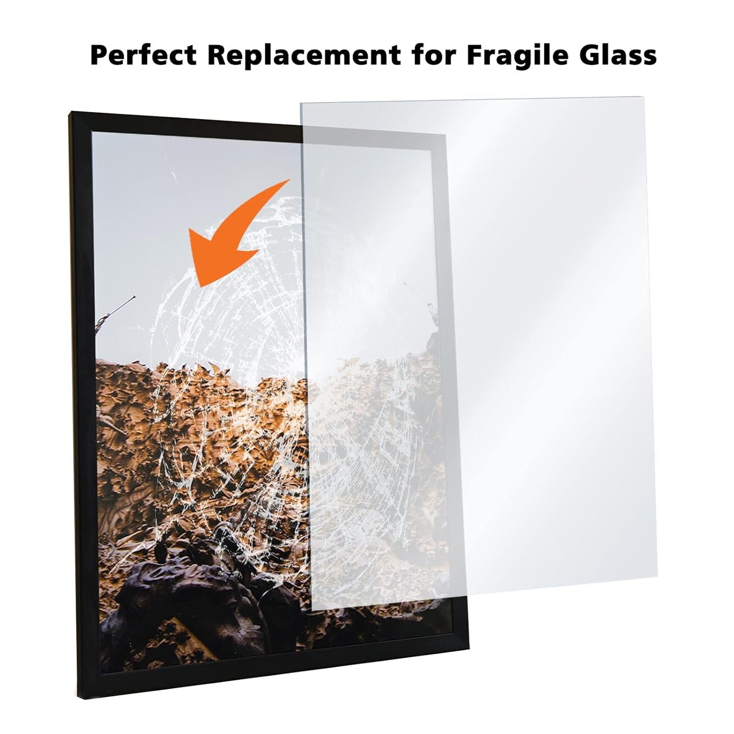 Egofine Plexiglass Sheets Acrylic Sheets 6 Pack of 4x6’’ 0.04 Thick Clear Plastic Cast Transparent Plexi Glass for Crafting Projects, Replacement Picture Frame Glass, DIY Display, Easy to Cut