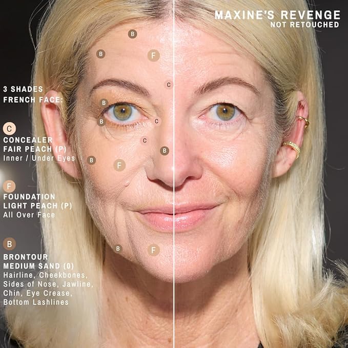 Maxine's Revenge FRENCH FACE CONCEALER | Hydrating & Blurring for Eyes + Face (Medium Sand)