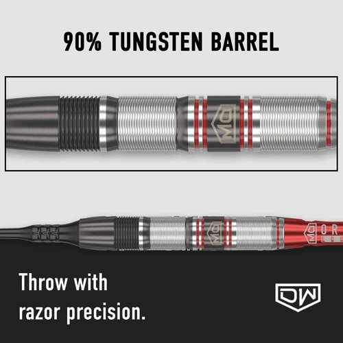 DW Piranha Razor 90% Tungsten Soft Tip Darts, Precision Balanced, Accurate and Durable - Perfect for Professional and Recreational Players (02, 20G)