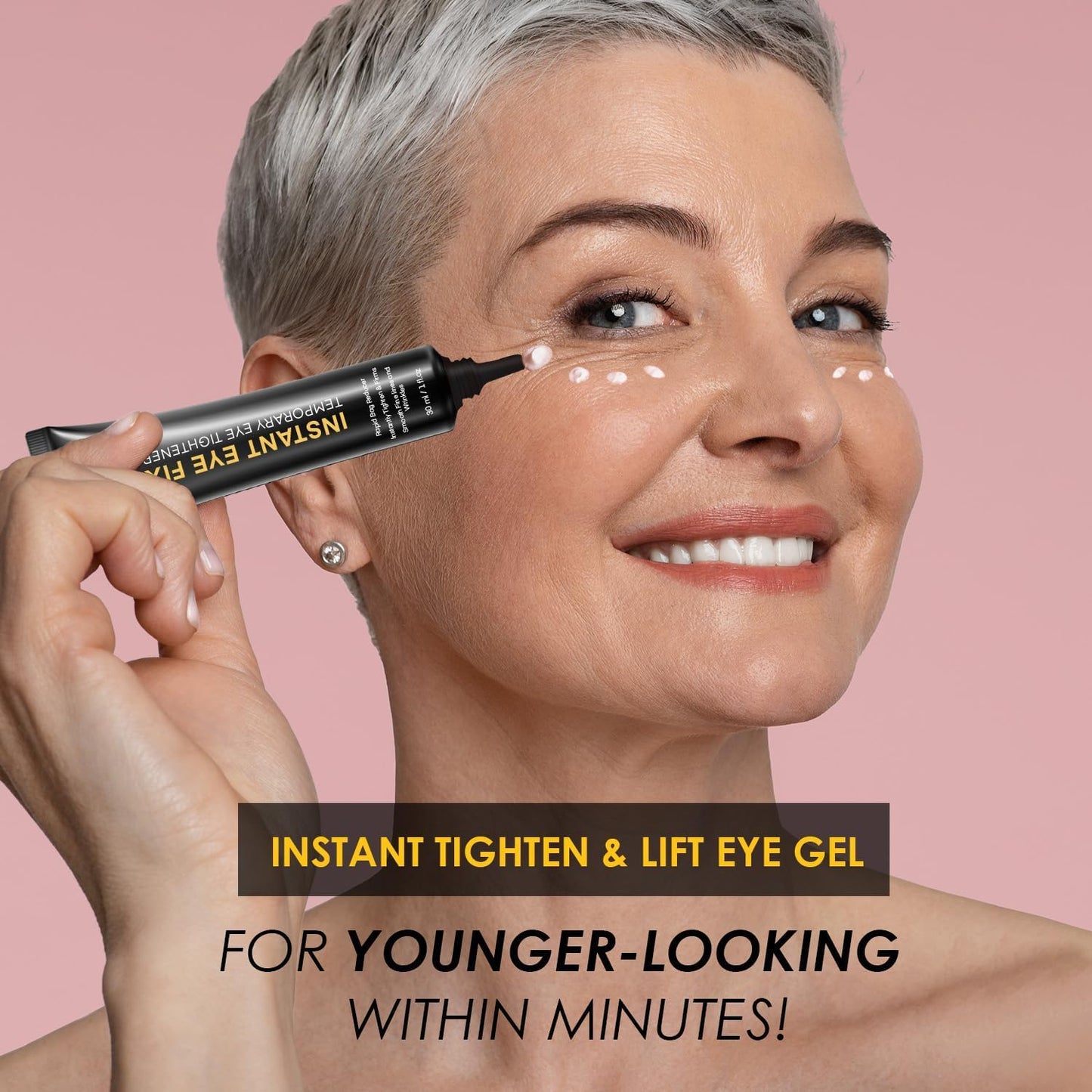 Instant Firm Eye Cream: Temporary Eye Tightener - Instantly Reduces Under - Eye Bags, Deep Wrinkles and Puffiness (1)