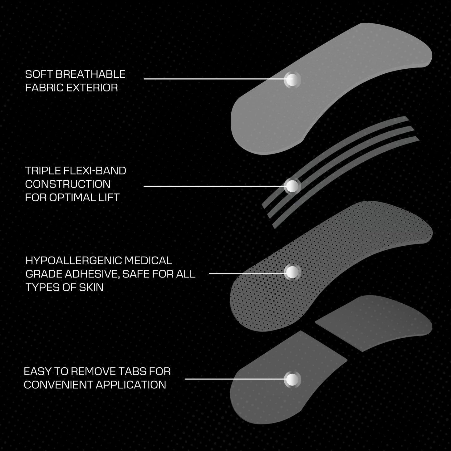 Nasal Strips for Snoring & Sleeping (60 PK) - Nose Strips for Breathing - Deviated Septum Tape & Sinus Congestion Relief for Adults - Improve Sleep Quality, Energy and Productivity, Lessen Snoring