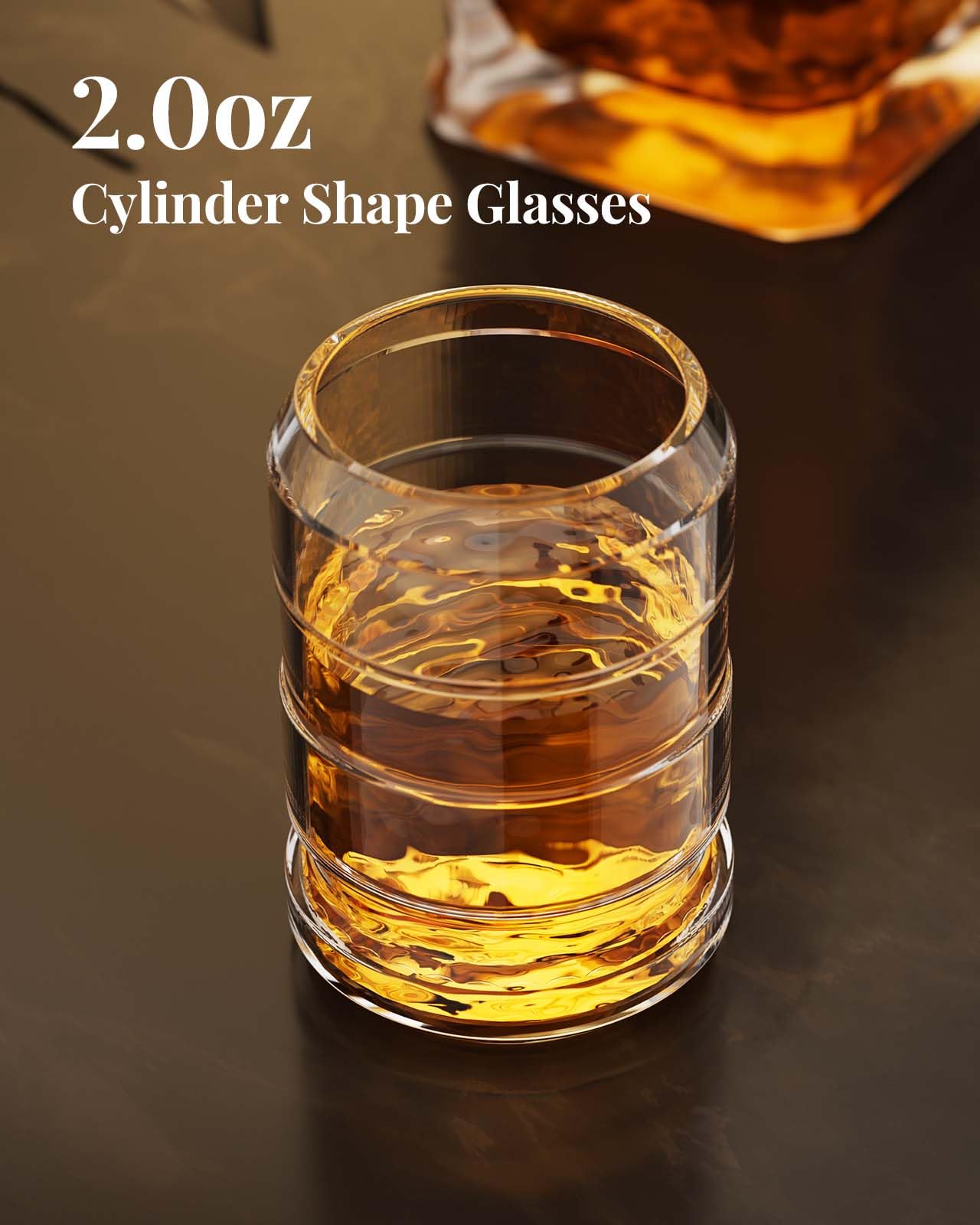 Gun Whiskey Decanter Sets for Men, Kollea Liquor Decanter Set with Gun Shot Glass, Unique Birthday Gifts for Men Dad, Cool Anniversary Christmas Gift for Him Husband, Dispenser for Bar Drinking Party