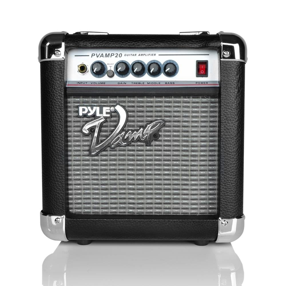 Pyle 20-Watt Vamp-Series Amplifier-Vamp-Series Amplifier W/3-Band Eq&Overdrive,Has Clean And Overdrive Channels For A Crunchy,Po