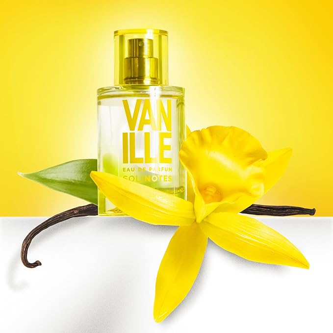 Solinotes Vanilla Perfume for Women & Men, 1.7 Fl Oz/ 50 ML Eau De Parfum, Delicate Floral and Soothing Scent with Premium Ingredients - Clean Perfume, Cruelty Free, Vegan, Made in France