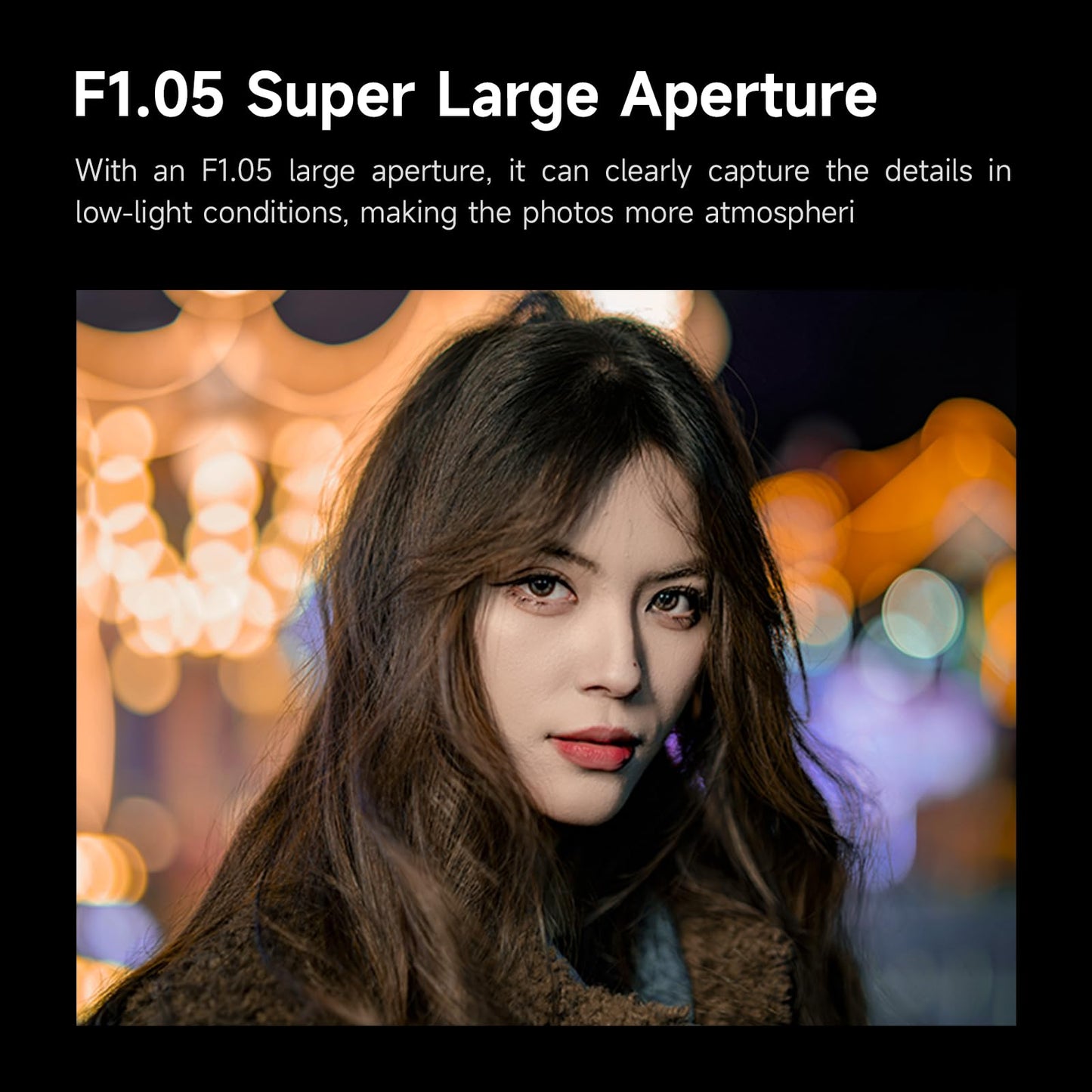Brightin Star MF 50mm F1.05 Full-Frame Lens for Sony E Mount Mirrorless Cameras，f/1.05 Large Aperture Manual Focus Prime Lens Fit for A7III A7RIII A7SII A7II a6500 a6400 a6300