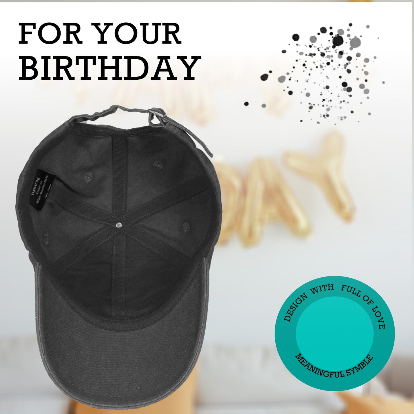 Rybicag 50th Birthday Gifts for Him Her, 1975 for 50 Year Old Men Women Vintage Hat