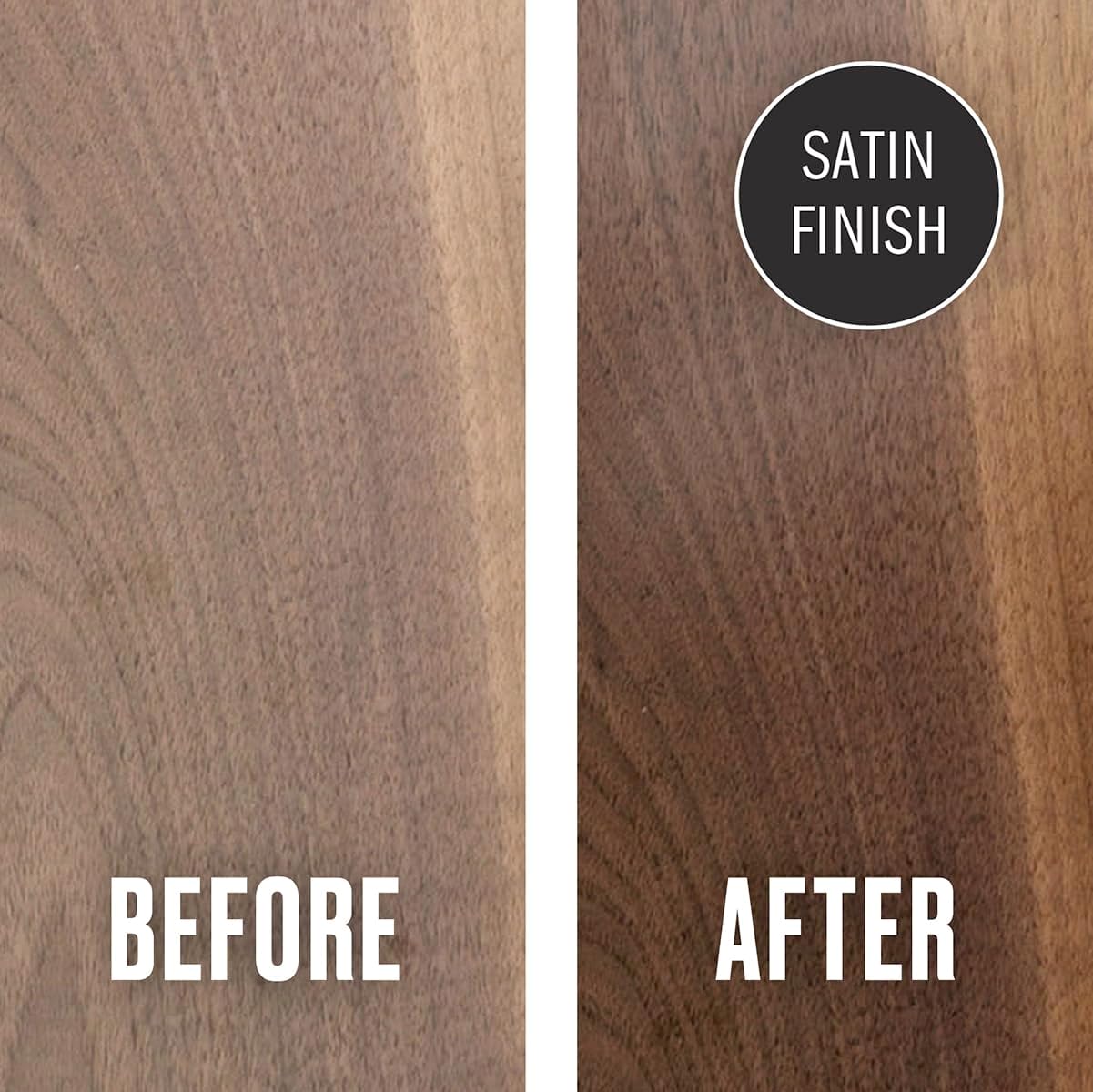 Walrus Oil - Polymerized Linseed Oil. 100% Natural, VOC-Free, Fast Curing Wood Sealer. Food-Contact Safe, 16oz Can