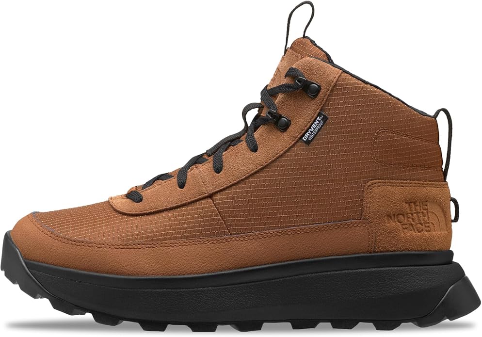 The North Face mens Bergen Mid Waterproof Hiking Boot | Insulated Snow Shoe With 4.5mm Lugs