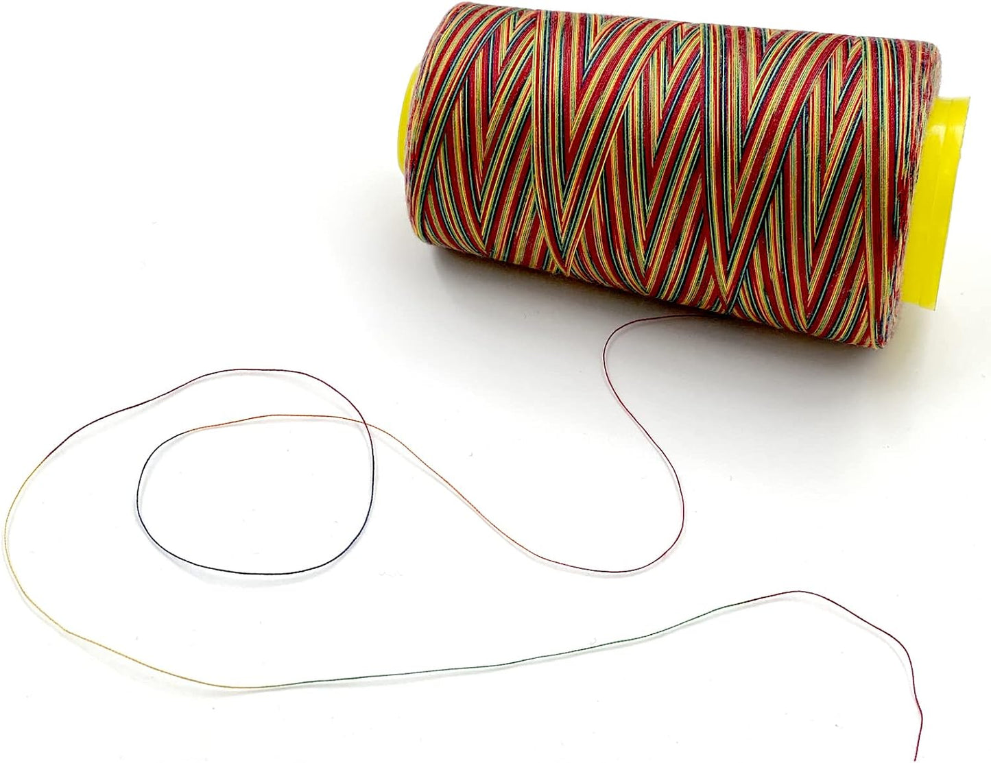 Tortoise 4 Cones of 3000 Yards Each Spool Thread for All Purpose, Serger, Overlock, Quilting, Sewing Machine - 40S/2 Rainbow-1