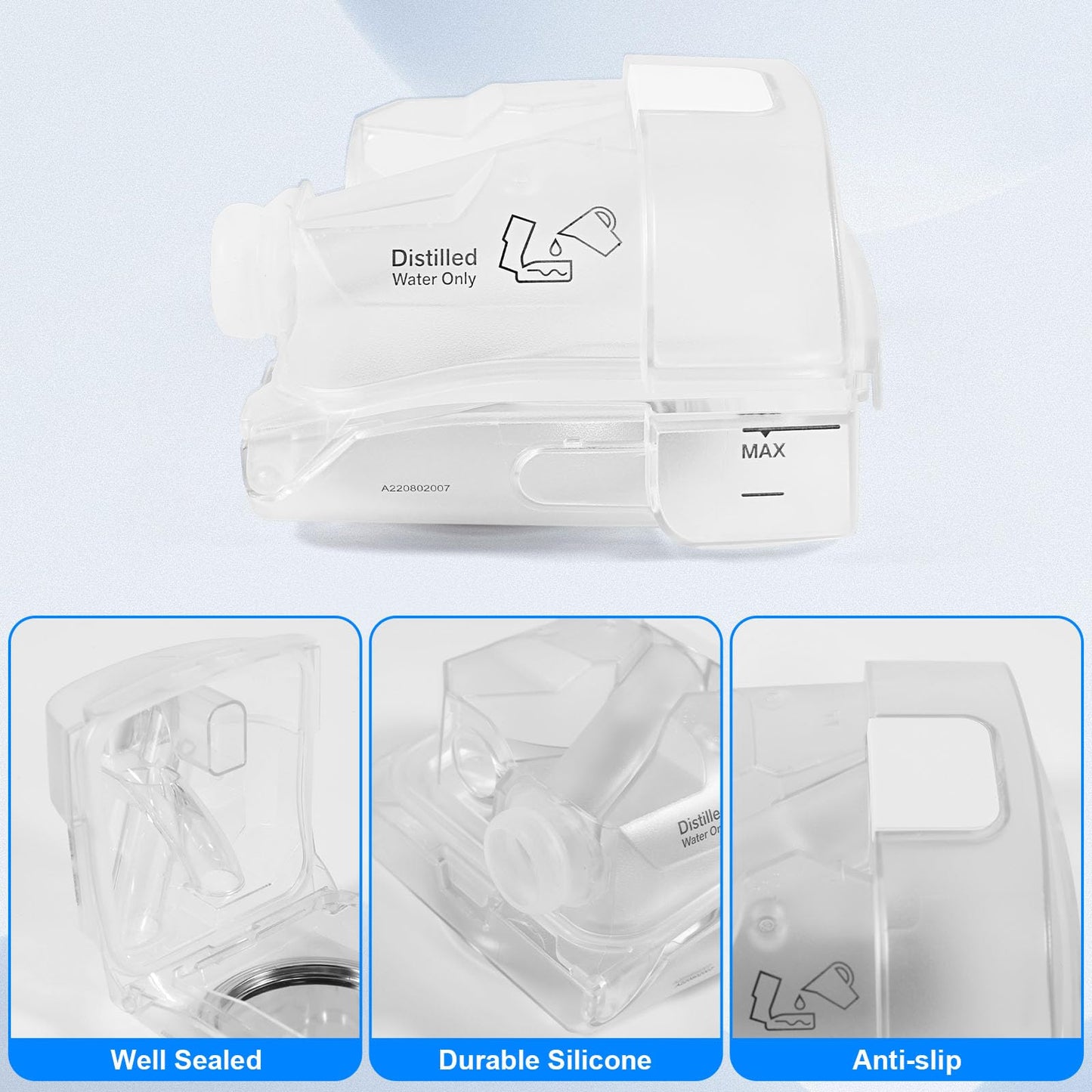 Water Chamber and Pap HumidAir Water Tank for ResMed AirSense 11 Tube Hose Machine