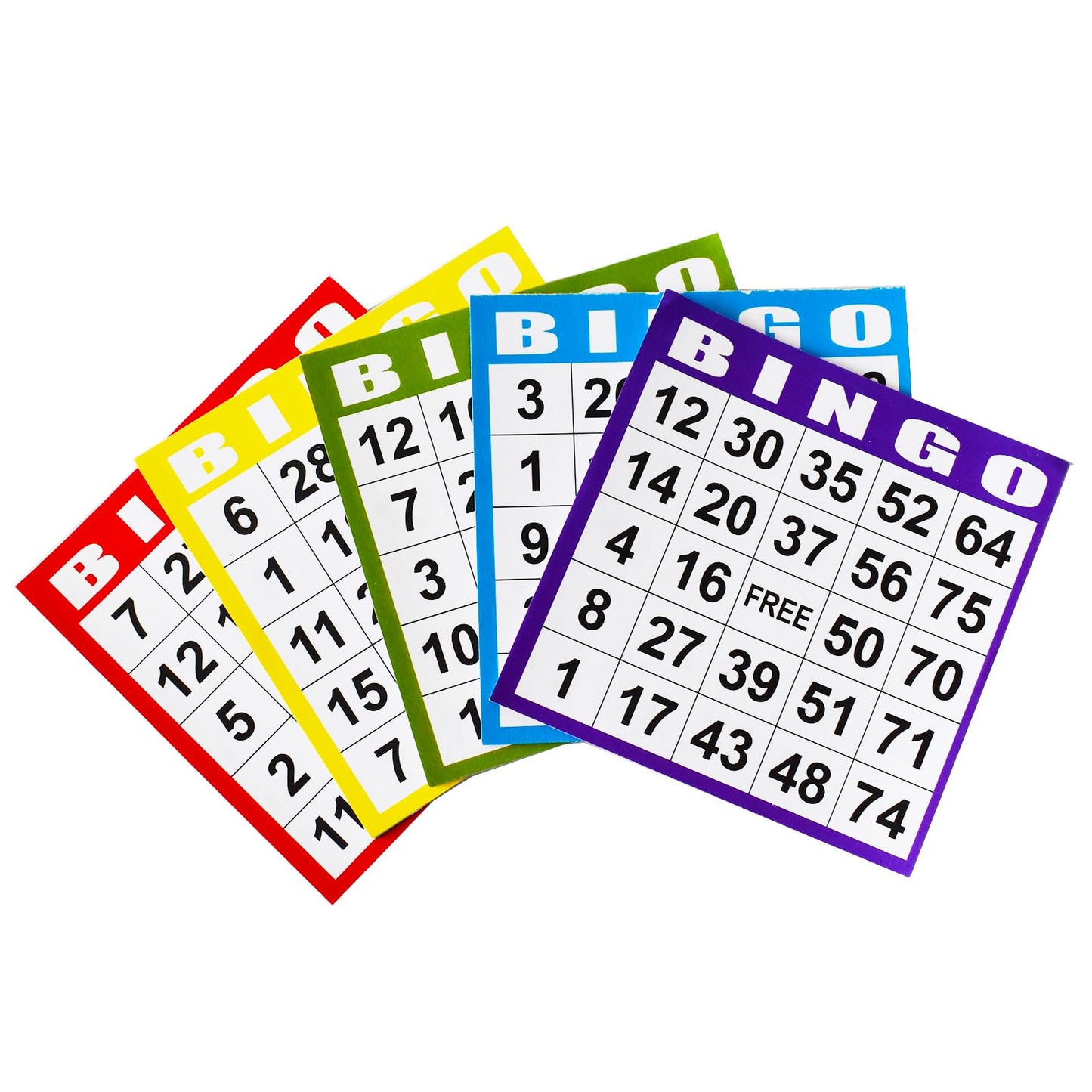 SEETOOOGAMES Bingo Paper Game Cards - 1 Card - 100 Books of 5 Sheets