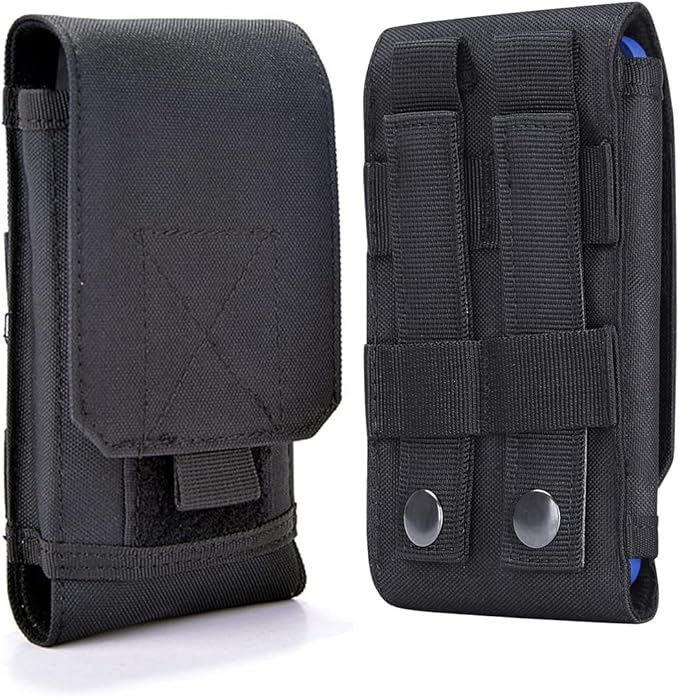Universal Tactical MOLLE Holster Army Mobile Phone Belt Pouch EDC Security Pack Carry Accessory Kit Waist Bag Case Compati...