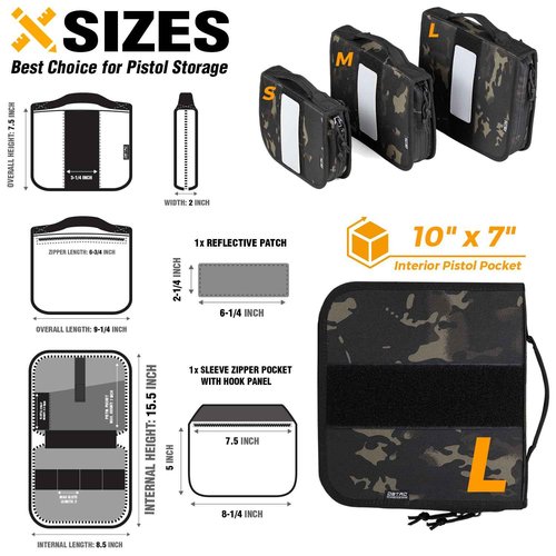 DBTAC Tactical Single Rifle Bag + Siffen Pistol Case (Black Camo)