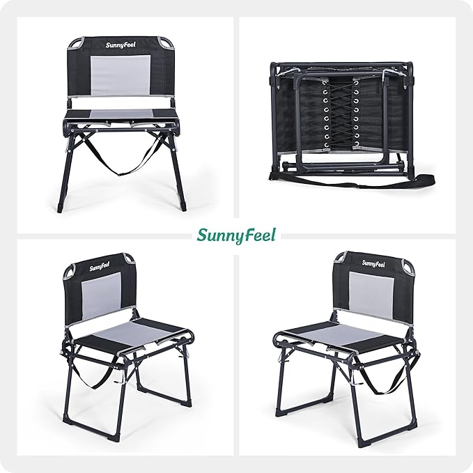 SUNNYFEEL Oversized Stadium Seat for Bleachers with Back Support Extra Wide, Bleacher Stadium Seats Chairs with Backs Portable Bleachers Seat with Hook for Sports Events Baseball Soccer Benches